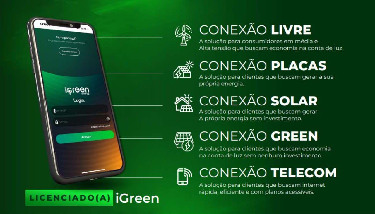 Planos iGreen Energy com Eco Lógica Engenharia Soluções Sustentáveis